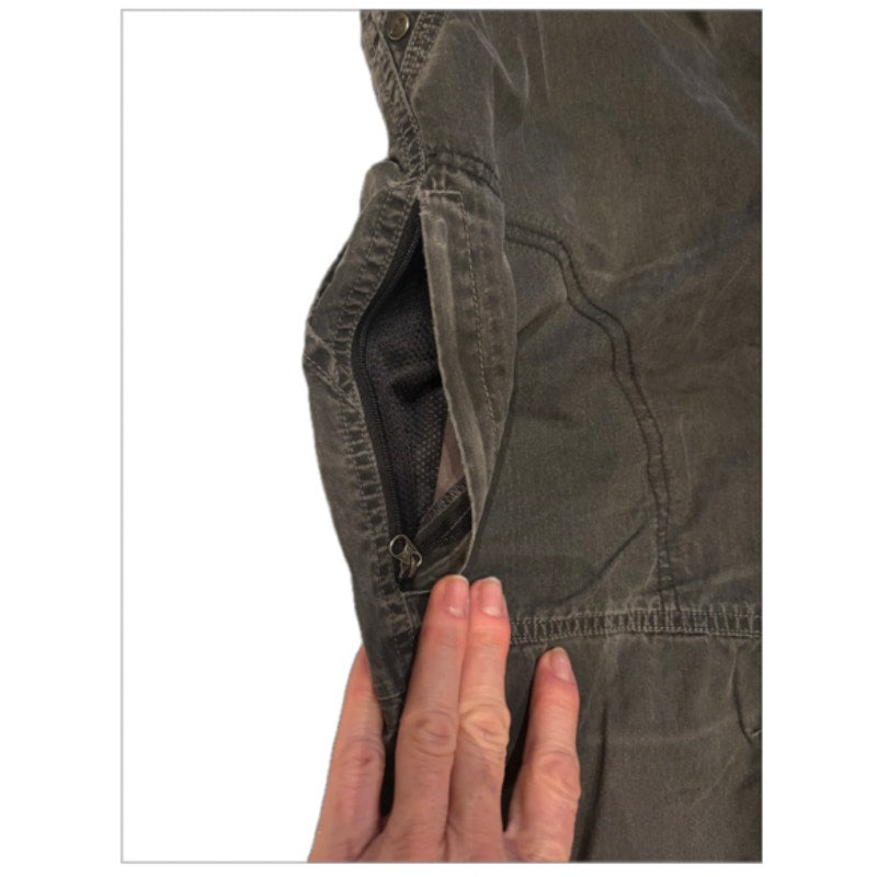 KÜHL Mountain Kultur Cargo Hiking Shorts Mens Gray Outdoor Utility Shorts