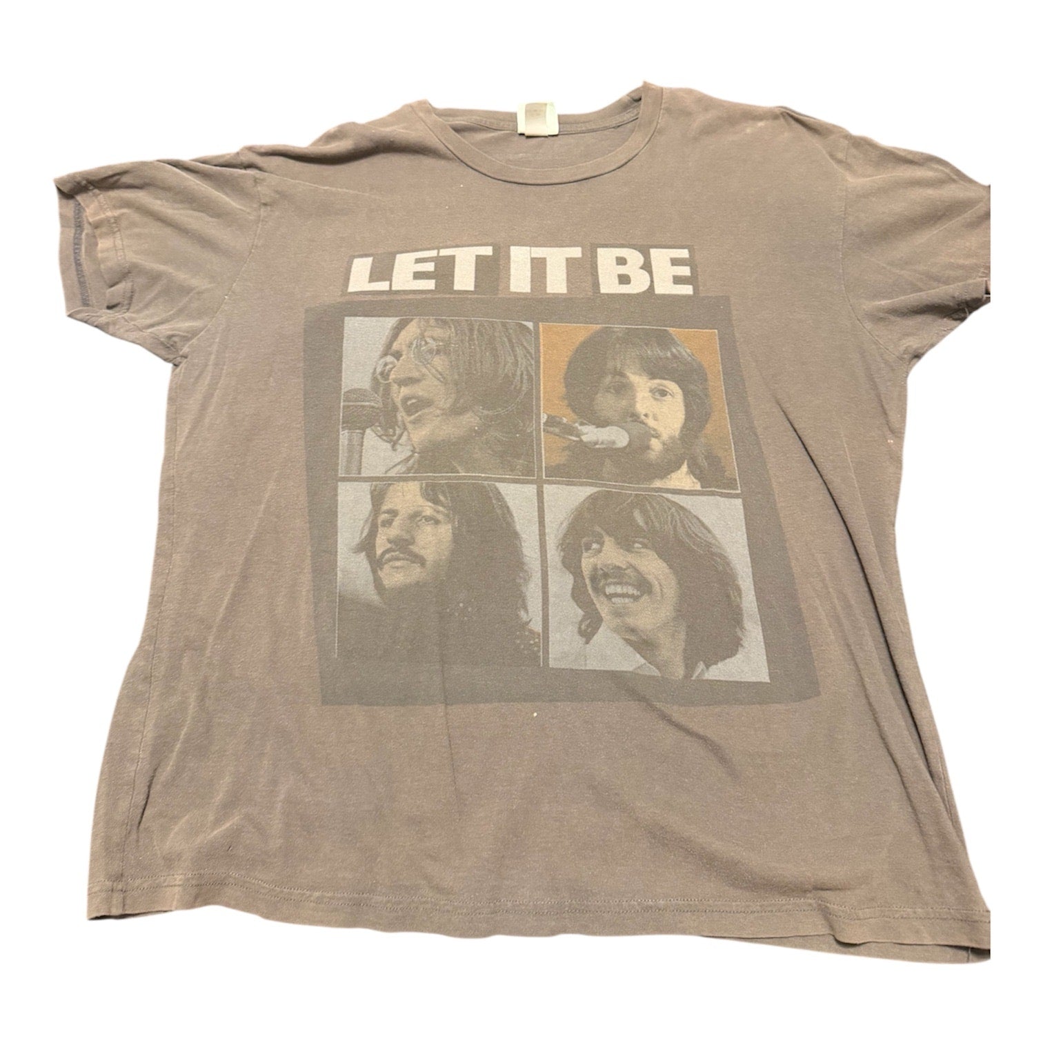 The Beatles Let It Be TShirt Men Large Apple Corps Licensed