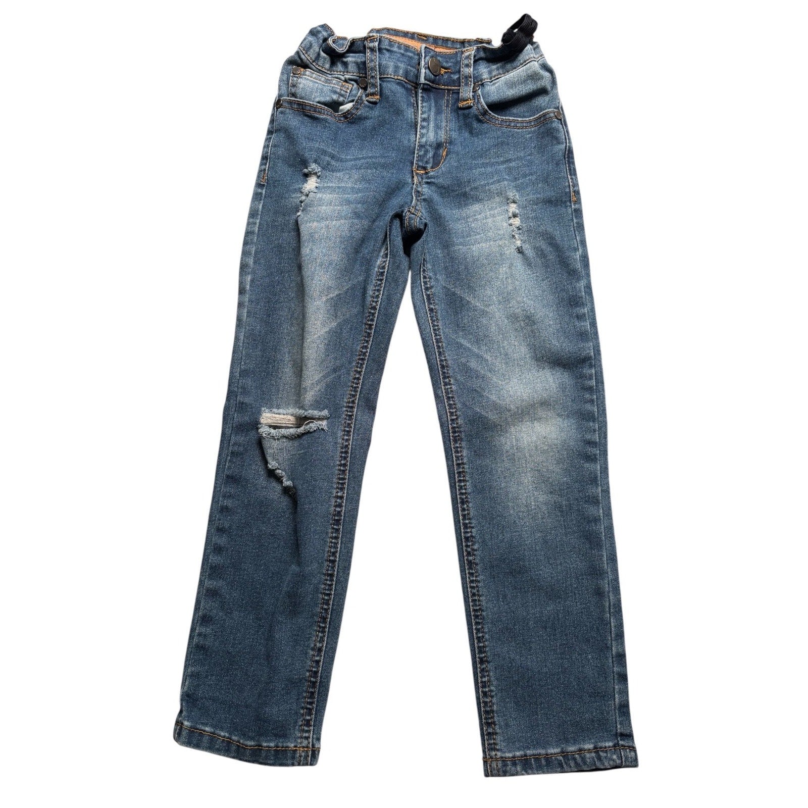 Joe’s Jeans KIDS Paperbag Waist Denim Shorts – Blue Gray – Tie Belt KDS03