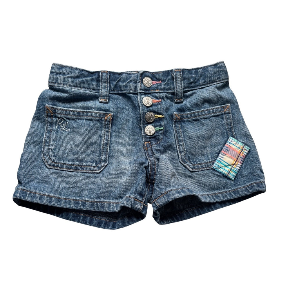 Polo Ralph Lauren Girls Denim Shorts Button Fly Blue Jean Shorts KDS14