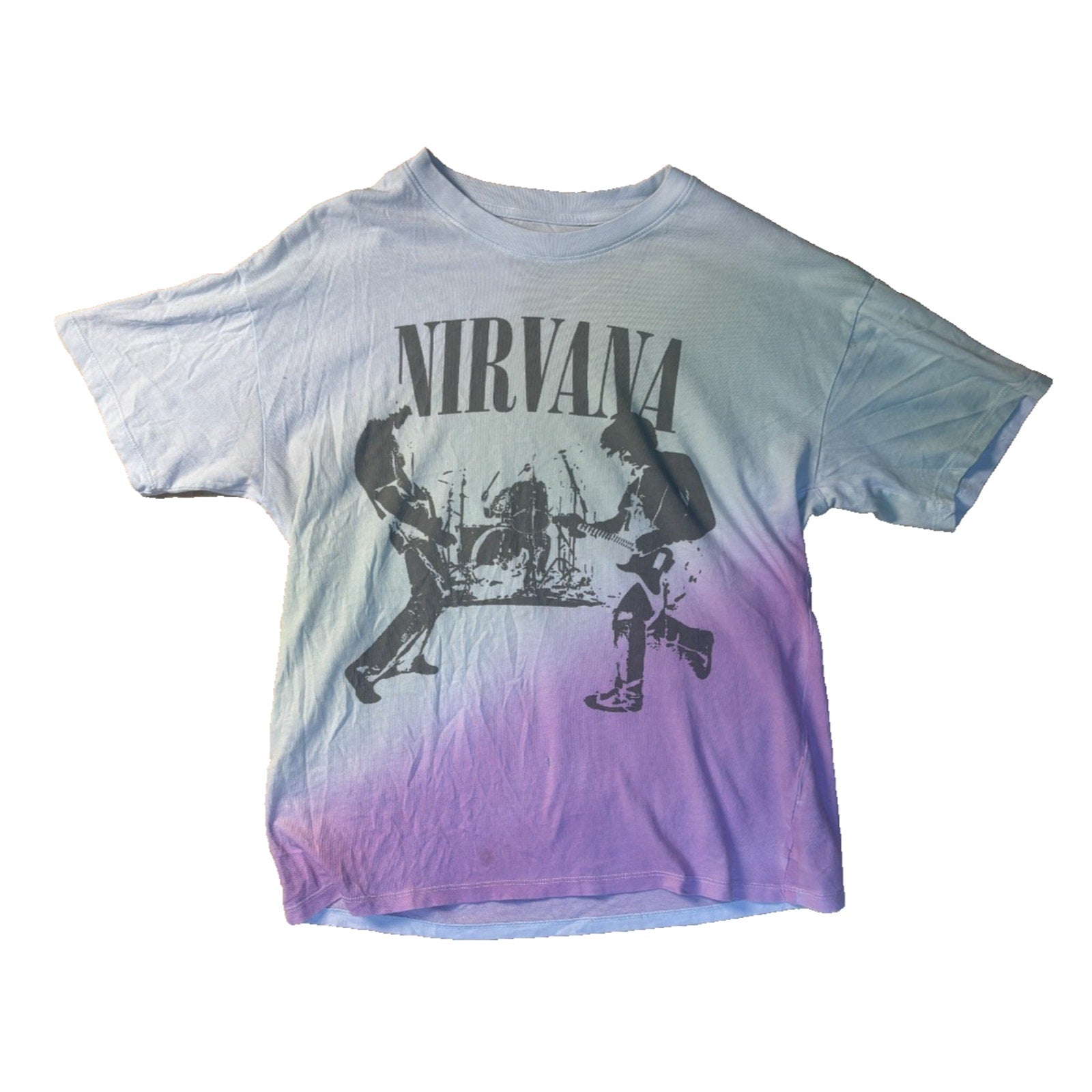 Nirvana Band T Shirt Men’s Tie Dye Graphic Short Sleeve Grunge Tee TS03
