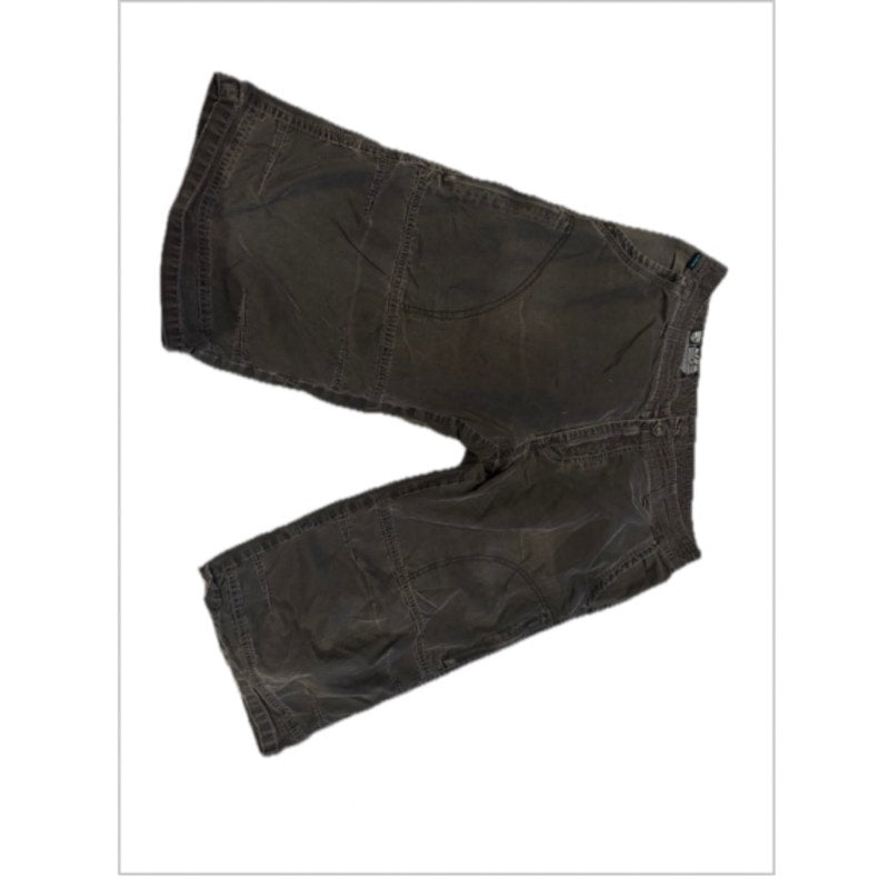 Y2K No Fear Cargo Shorts Black Utility Skate Streetwear Goth Mens Shorts