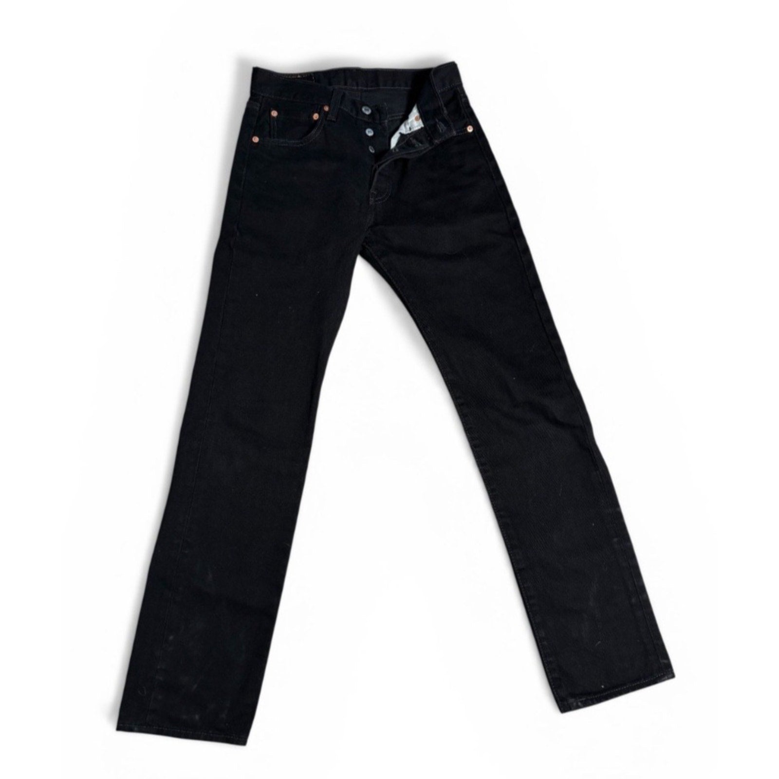 Levi’s 501 Women’s Jeans W28 L32 ButtonFly Straight LegMedium Wash Denim 5010140