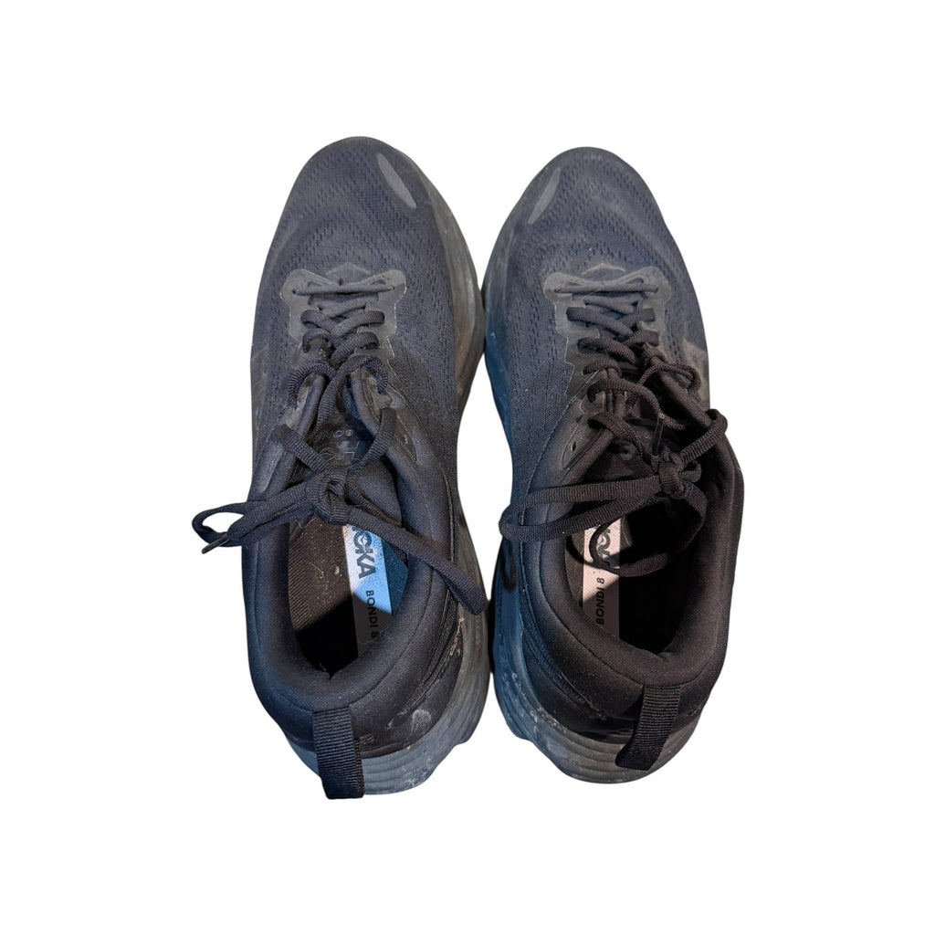 HOKA Bondi 8 Men’s 13D Black Running Walking Shoes