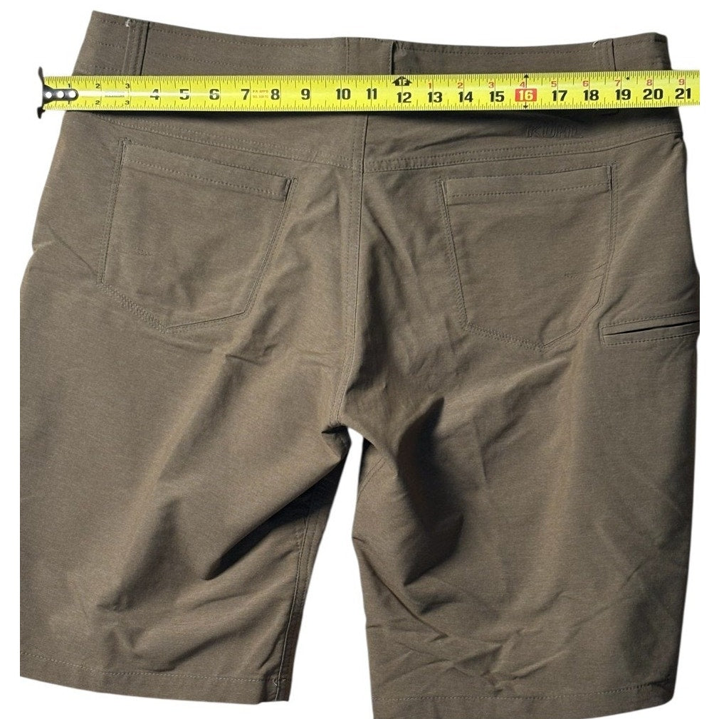 Kuhl Men’s Hiking Shorts Size 38 Brown Performance Outdoor Stretch Casual SHT03