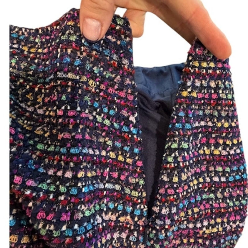 LOFT Women’s Size 6 Multicolor Tweed Skirt