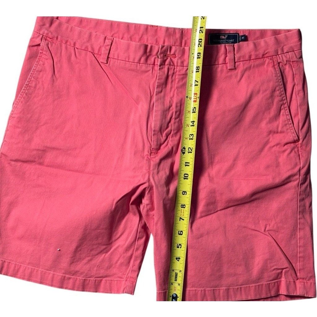 Vineyard Vines Breaker Shorts Size 40 Pink Chino Golf Preppy Frat Boy SHT02