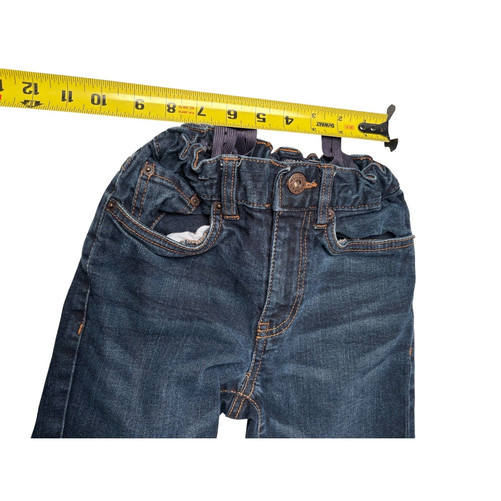 Lucky Brand Kids Jeans Dark Wash Denim Elastic Waist Pants KDS16