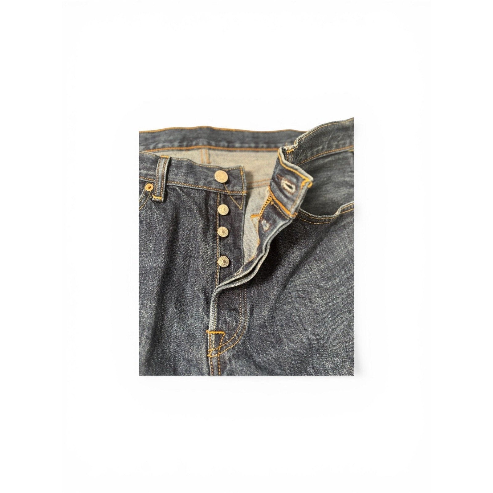 Levi's Men's 501 34x30 Original Straight Fit Jeans - Dark Wash 5010135