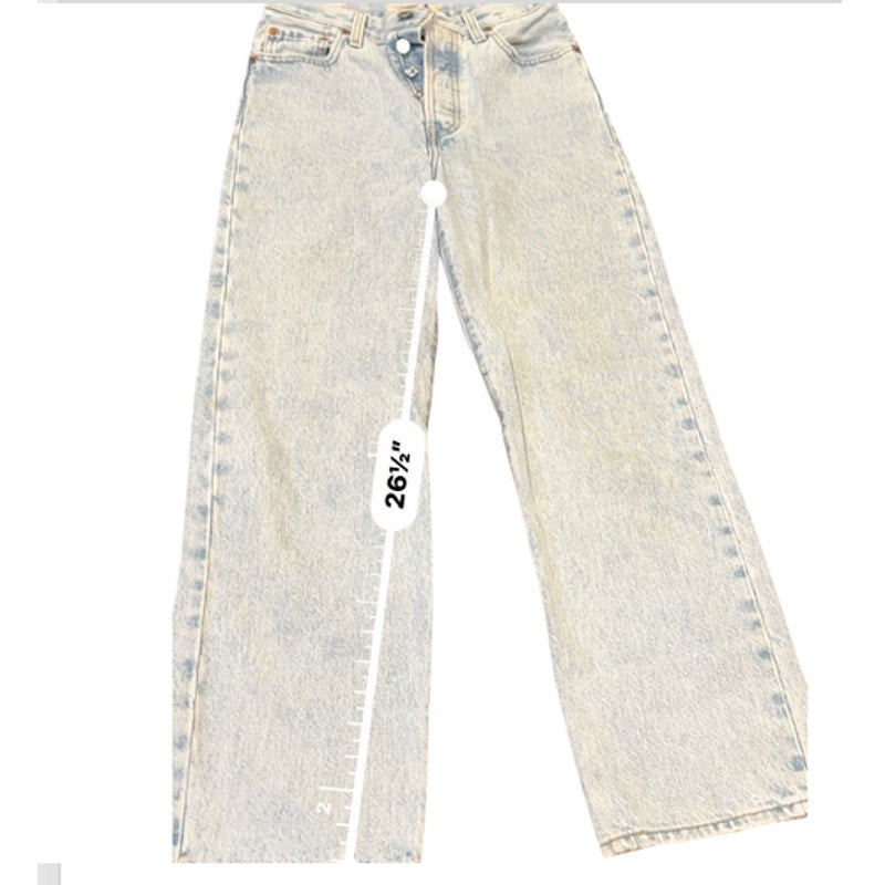 Levis Ribcage Straight Ankle Jeans Womens 25 26 Lot of 2 #20