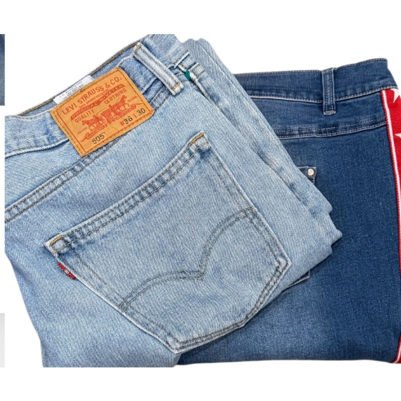 Levis 505 Sheryl Crow Jeans Lot 2 Y2K Star Stripe Denim #14