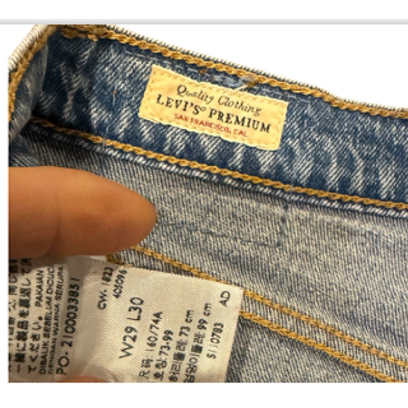 Levi's Jeans Lot 2 Blue Denim Red Tab Reseller Bundle #9