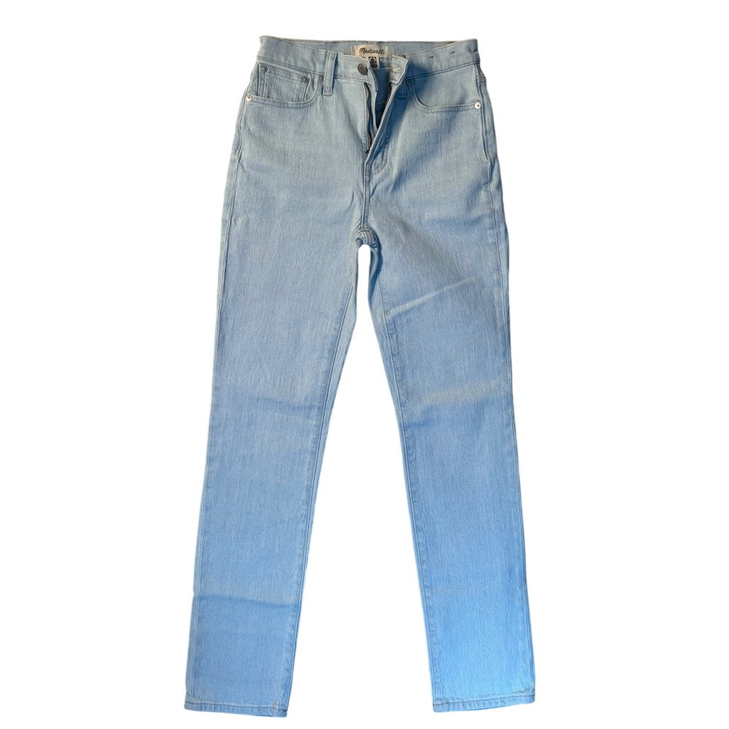 Madewell Light Wash Jeans Women’s High Rise Straight Leg