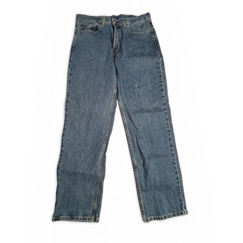 Levi’s 550 Men’s Relaxed Fit Tapered Leg Jeans W36 L34 Blue Denim - 5500101