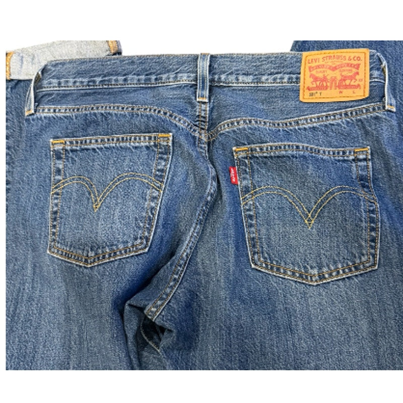 Levis 501 Lucky Brand USA Jeans Lot 2 Y2K Denim Bundle #8