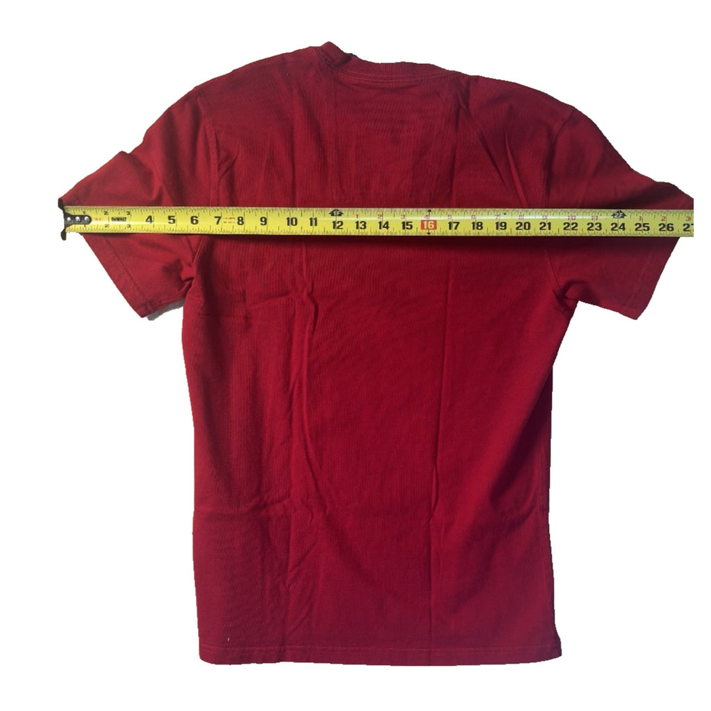 Barbour T Shirt Size Small Casual Crew Neck Short Sleeve Red Tee Oilskins TS01