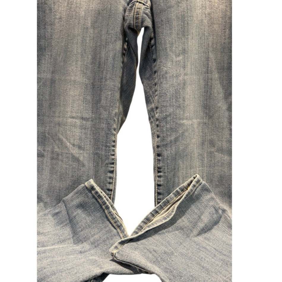 Seven7 Premium Jeans Womens 18 Y2K Wide Leg Baggy Blue Denim
